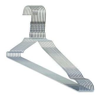 Draht-Kleiderbügel Metall mit Rockkerbe | 3mm EXTRA STARK
